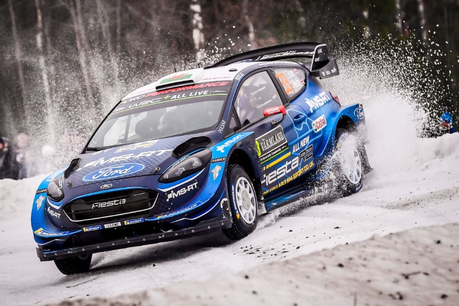 Ford Fiesta driver Elfyn Evans finished fifth in Rally Sweden FIA World Rally Championship event. Ford Fiesta driver Elfyn Evans finished fifth in Rally Sweden FIA World Rally Championship event.